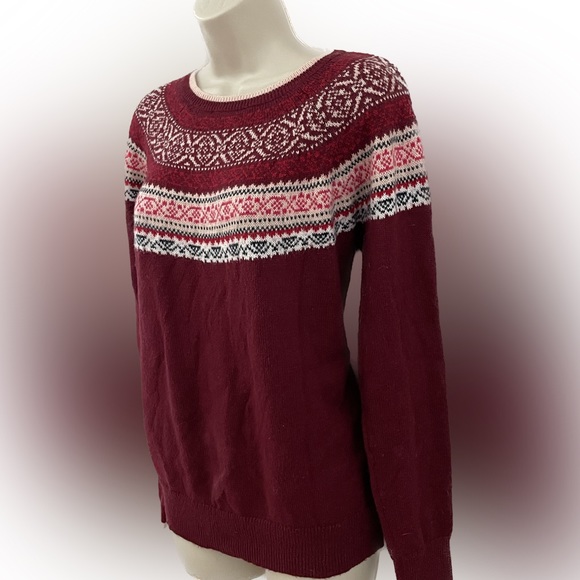 HOLLISTER WOMANS FAIR ISLE SWEATER - Picture 2 of 5